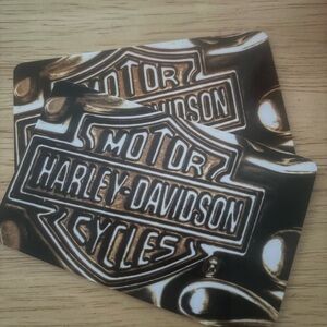 Harley-Davidson Black and Bronze Card Holder